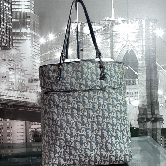 Authentic Christian Dior Denim Shoulder Bag - Picture 7 of 17